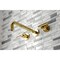 Kingston Brass Roman Tub Faucet, Polished Brass, Wall Mount KS8022CML - alternate 5